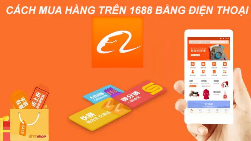 cách mua hàng trên 1688 bằng điện thoại