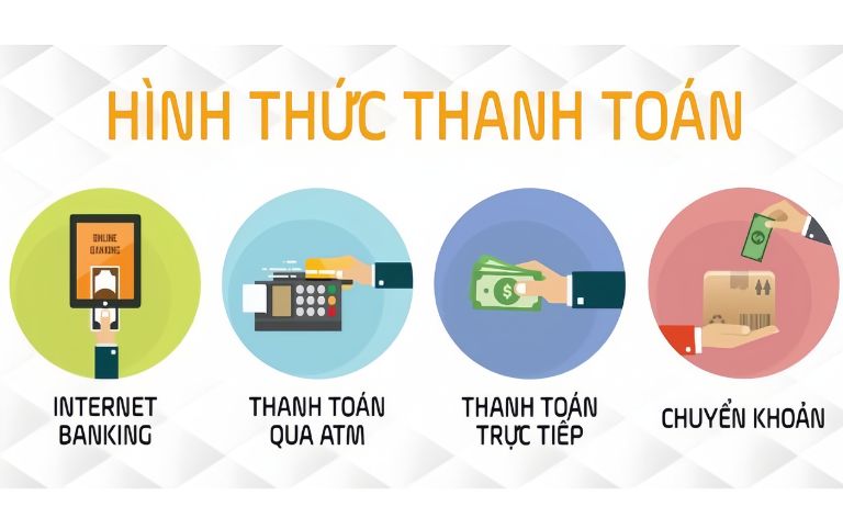 Các hình thức thanh toán tại Khải Hoàn Express rất đa dạng