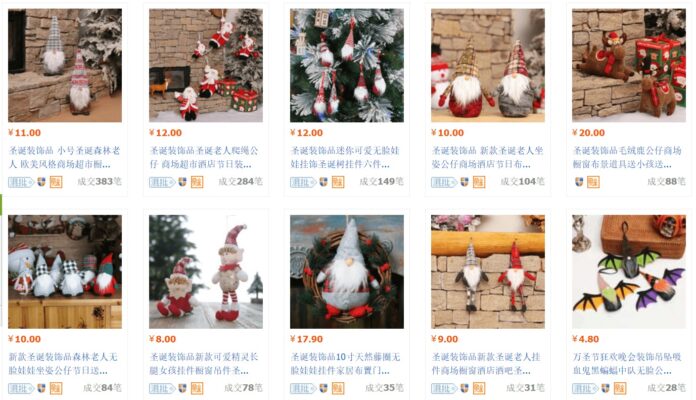 mua hàng taobao đồ trang trí