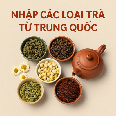 Nhập các loại trà từ Trung Quốc