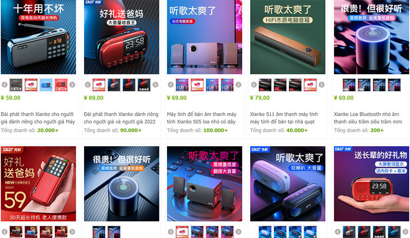 Nhập loa Bluetooth từ Trung Quốc