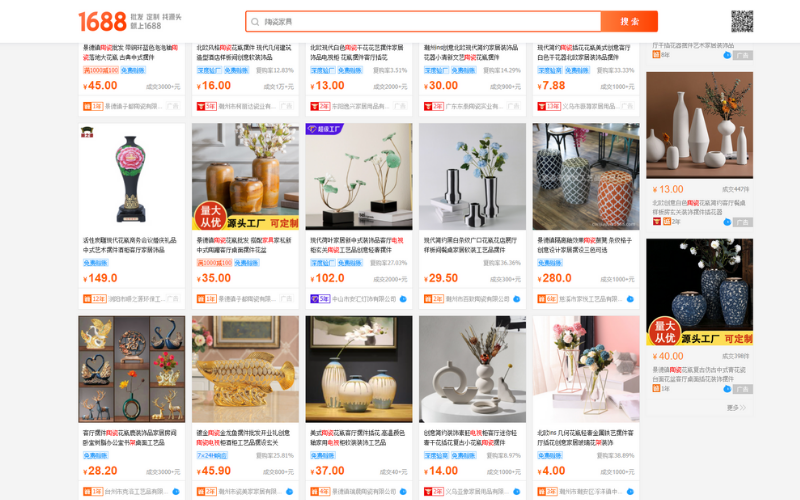 Nhập đồ gốm sứ Trung Quốc 