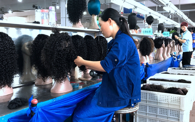 Nguồn nhập tóc giả Trung Quốc