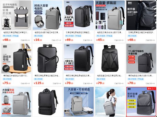 Order hàng balo 1688 nhanh nhất từ Khải Hoàn Express