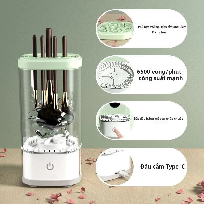 Kinh nghiệm nhập máy rửa cọ makeup giá siêu rẻ 3 nhap may rua co makeup 3